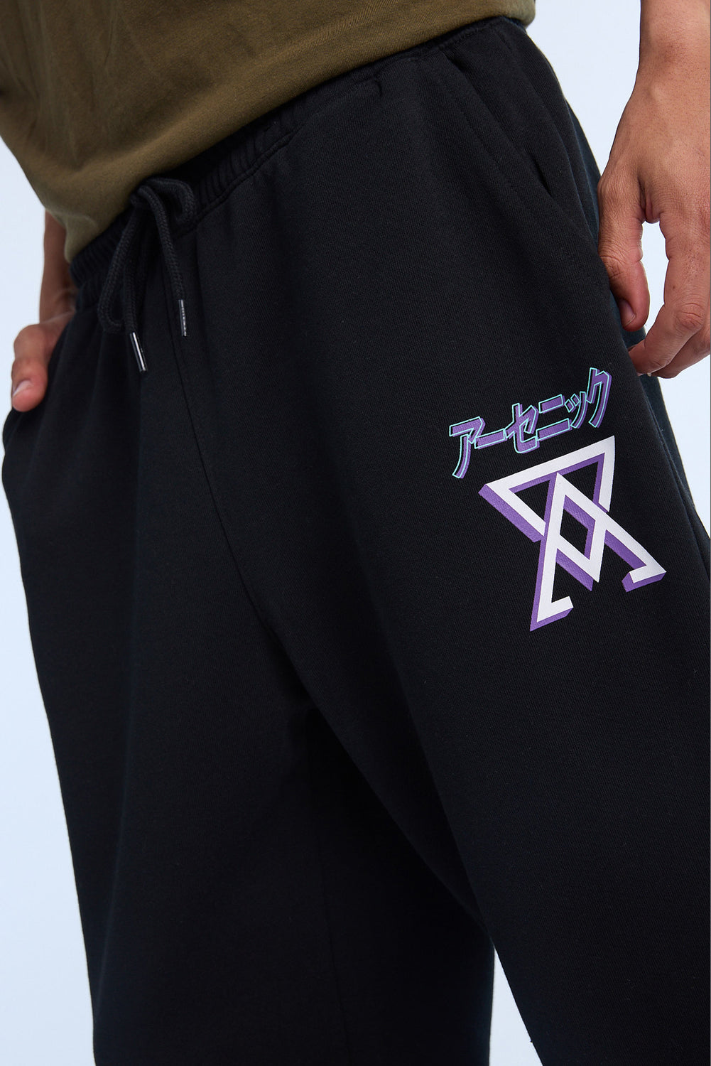 Arsenic Mens Racing Fleece Jogger Arsenic Mens Racing Fleece Jogger