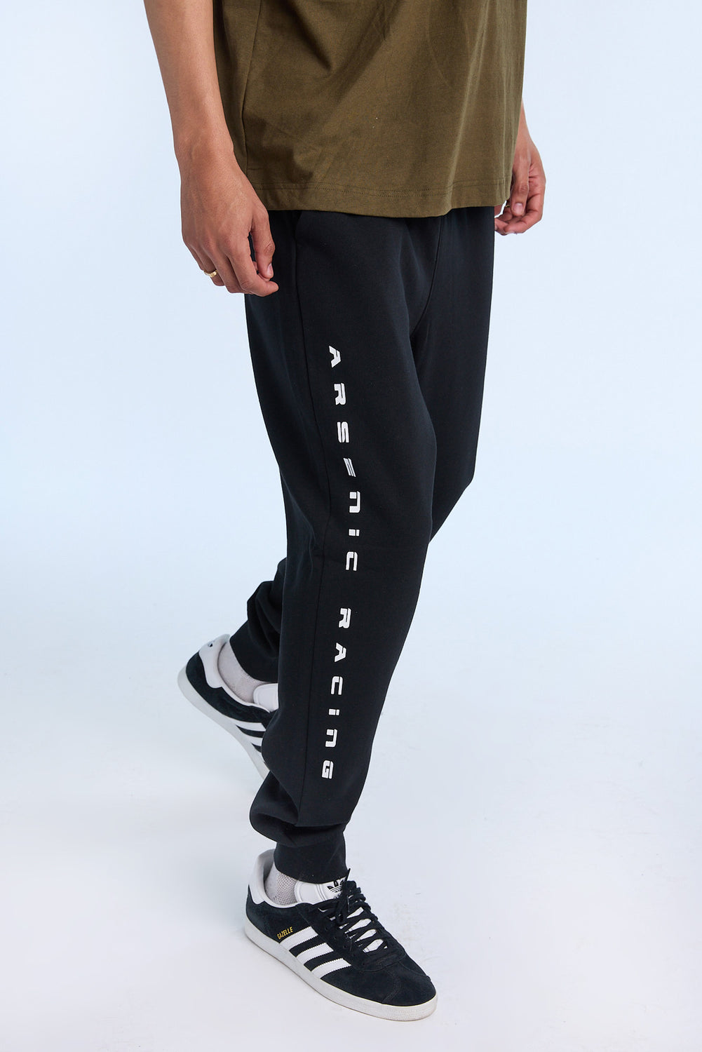 Arsenic Mens Racing Fleece Jogger Arsenic Mens Racing Fleece Jogger