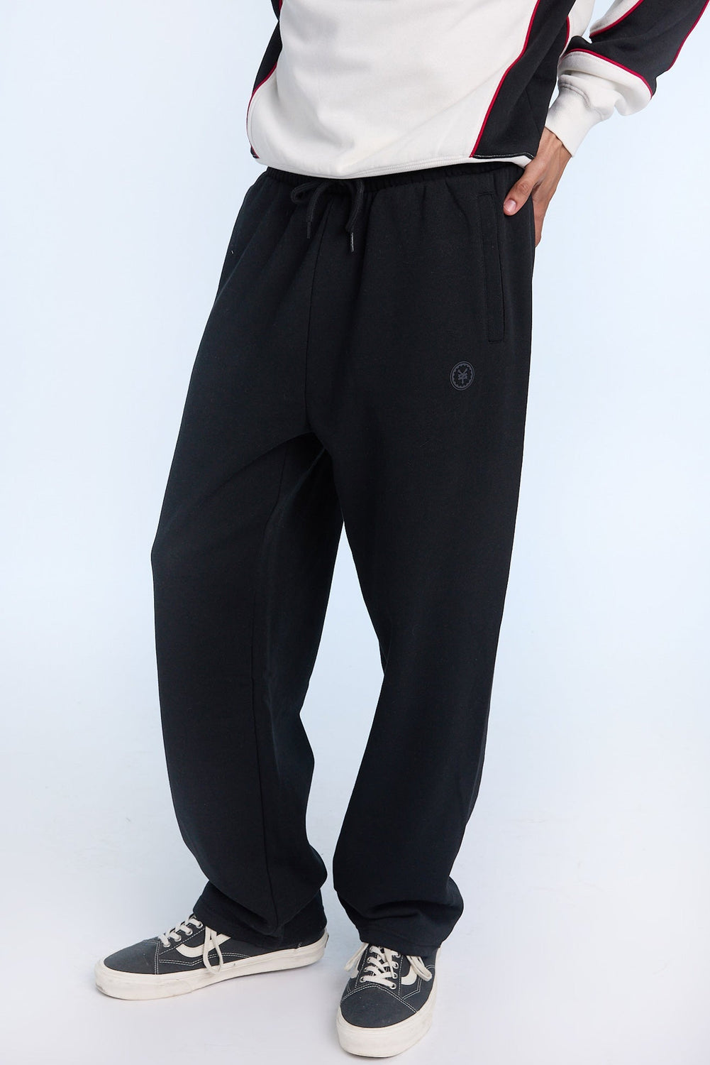 Jogger en molleton à jambe droite logo Zoo York Homme Jogger en molleton à jambe droite logo Zoo York Homme