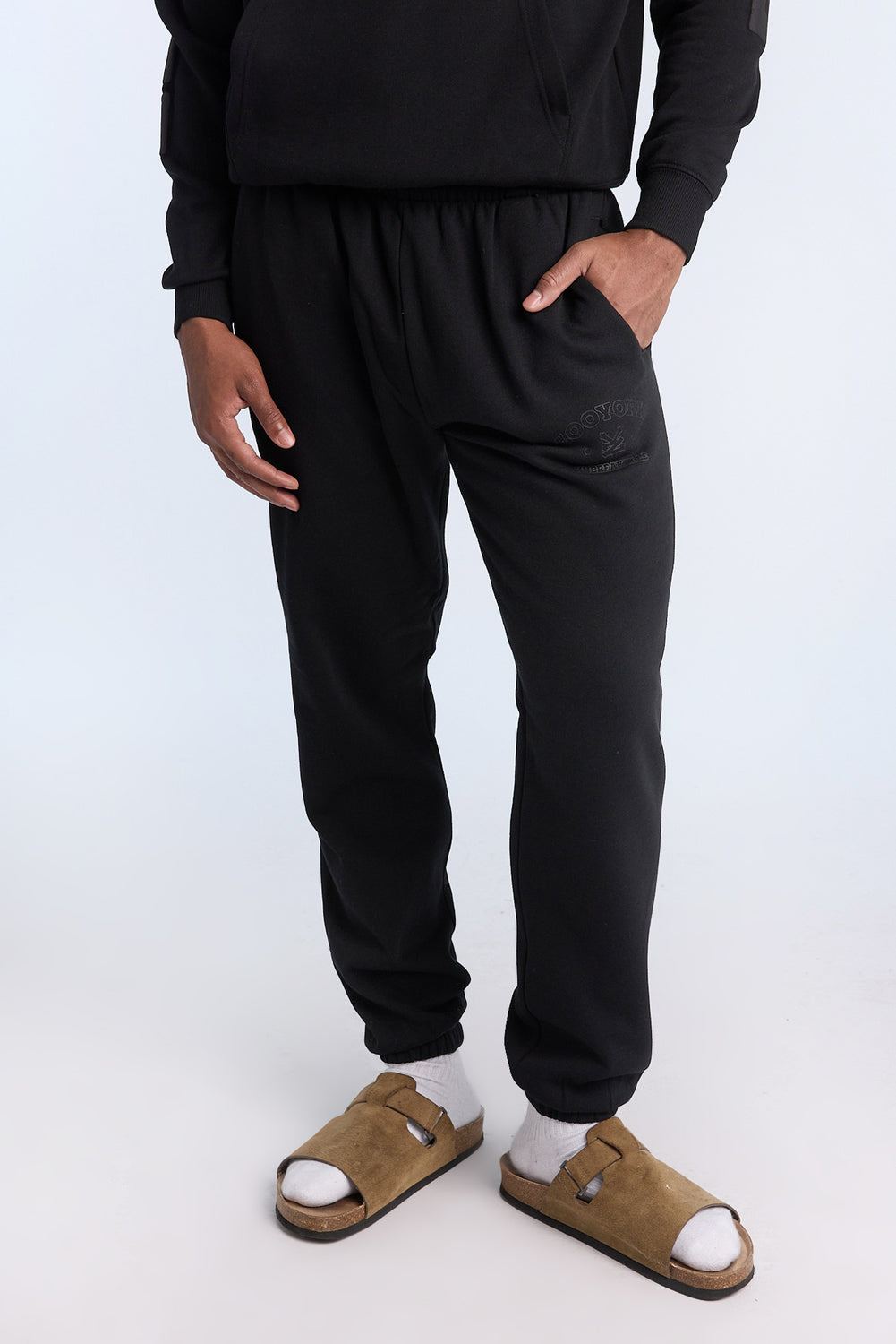 Jogger en molleton logo ton sur ton Zoo York Homme Jogger en molleton logo ton sur ton Zoo York Homme