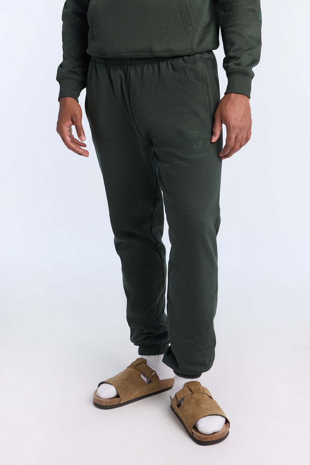 Jogger en molleton logo ton sur ton Zoo York Homme Jogger en molleton logo ton sur ton Zoo York Homme