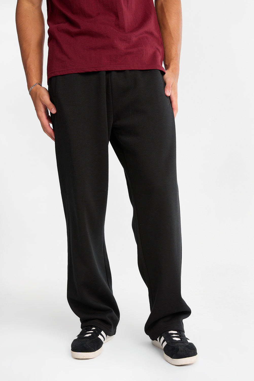 Pantalon en molleton ample brodé Zoo York Pantalon en molleton ample brodé Zoo York