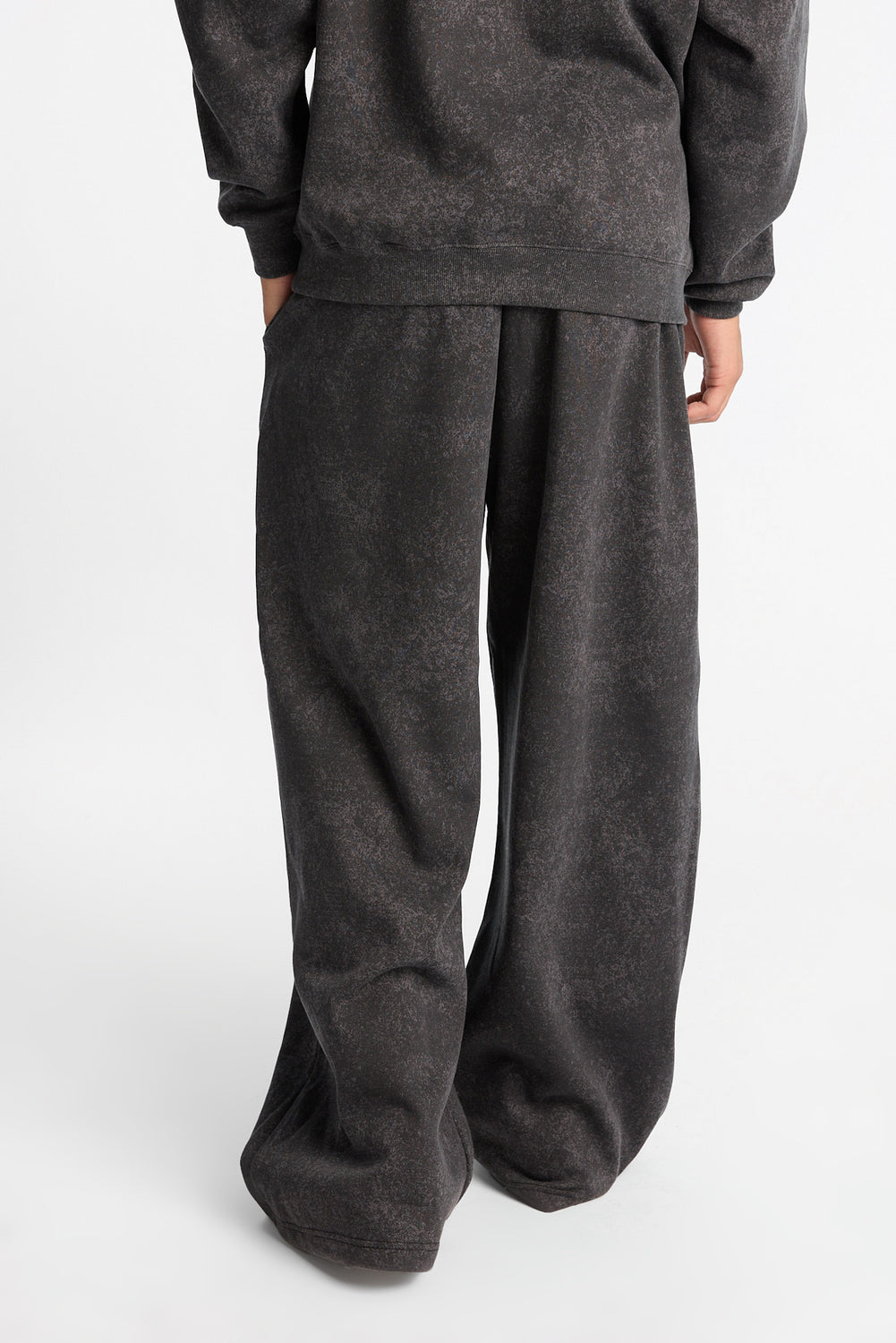 Pantalon en molleton à jambe ultra-ample délavé Zoo York Pantalon en molleton à jambe ultra-ample délavé Zoo York