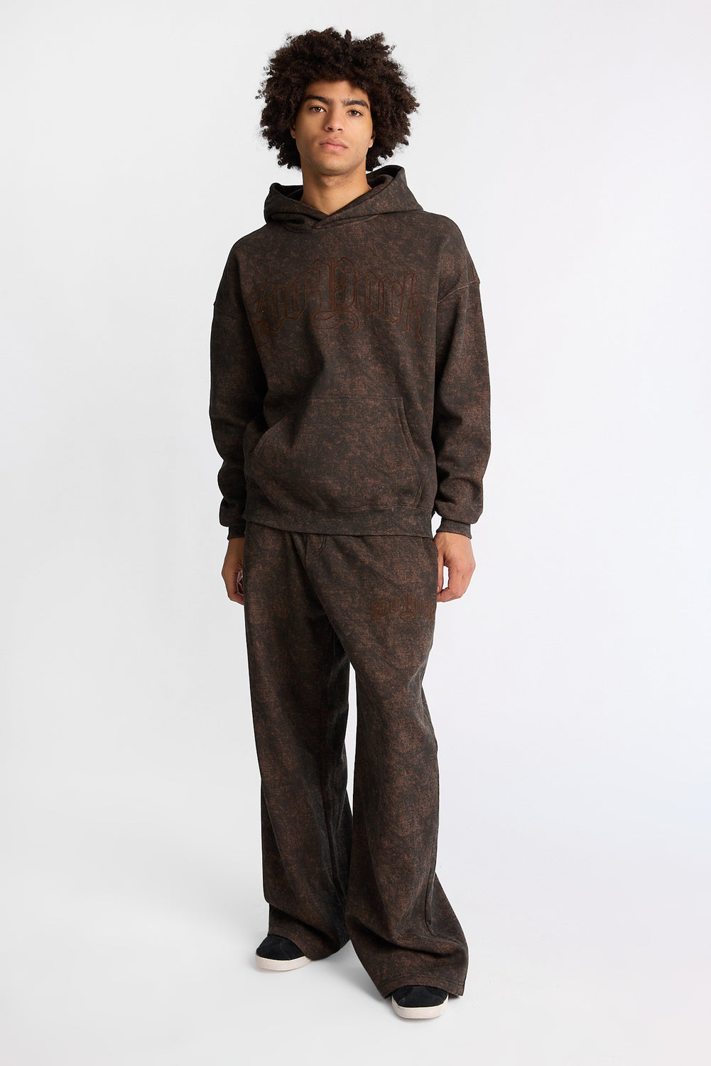 Pantalon en molleton à jambe ultra-ample délavé Zoo York Pantalon en molleton à jambe ultra-ample délavé Zoo York