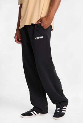 Pantalon en molleton ample Zoo York à logo carré