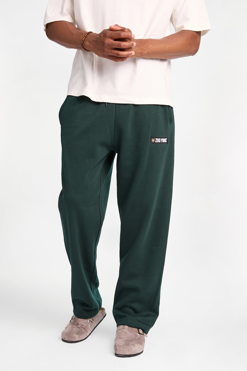 Pantalon en molleton ample Zoo York à logo carré Pantalon en molleton ample Zoo York à logo carré
