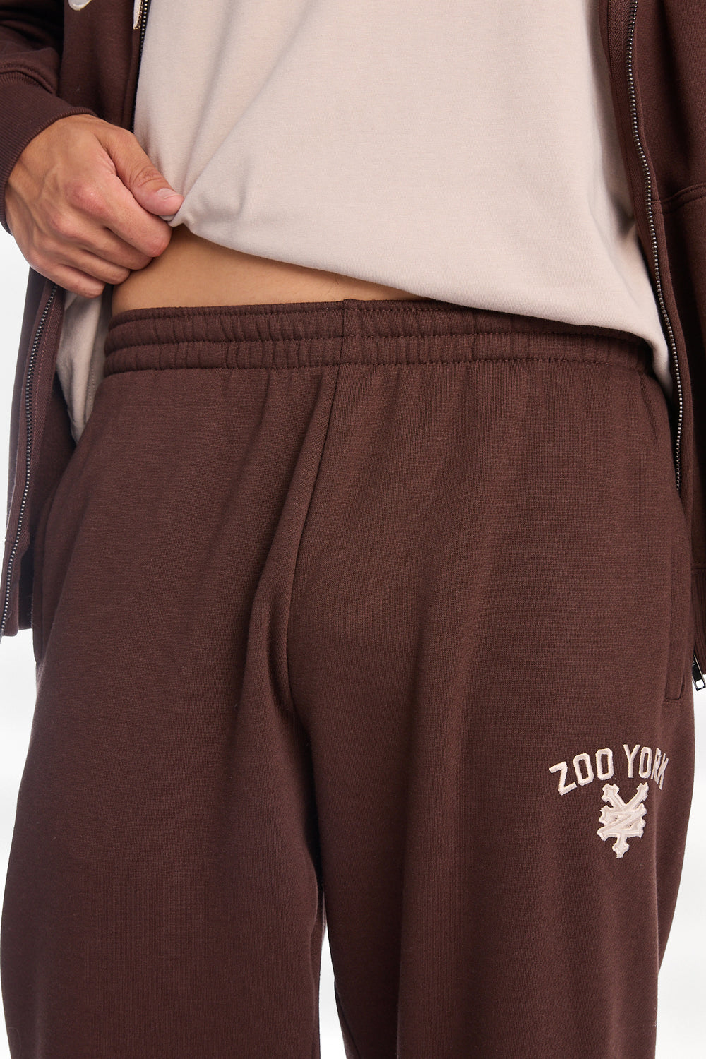 Jogger en molleton ample Zoo York à logo brodé Jogger en molleton ample Zoo York à logo brodé