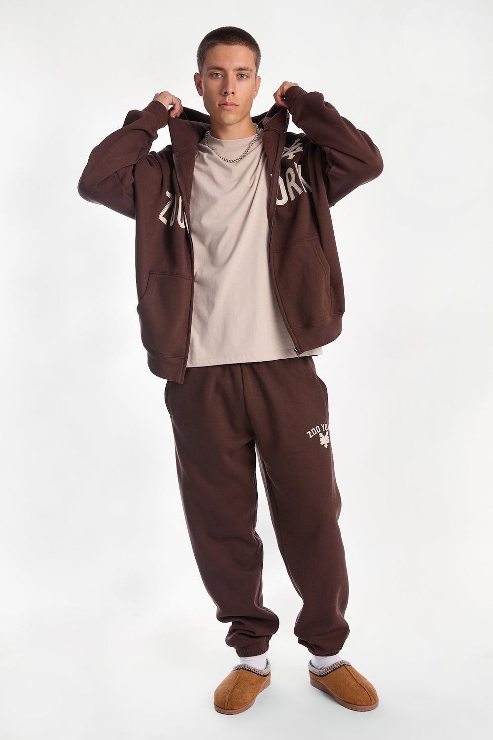 Jogger en molleton ample Zoo York à logo brodé Jogger en molleton ample Zoo York à logo brodé
