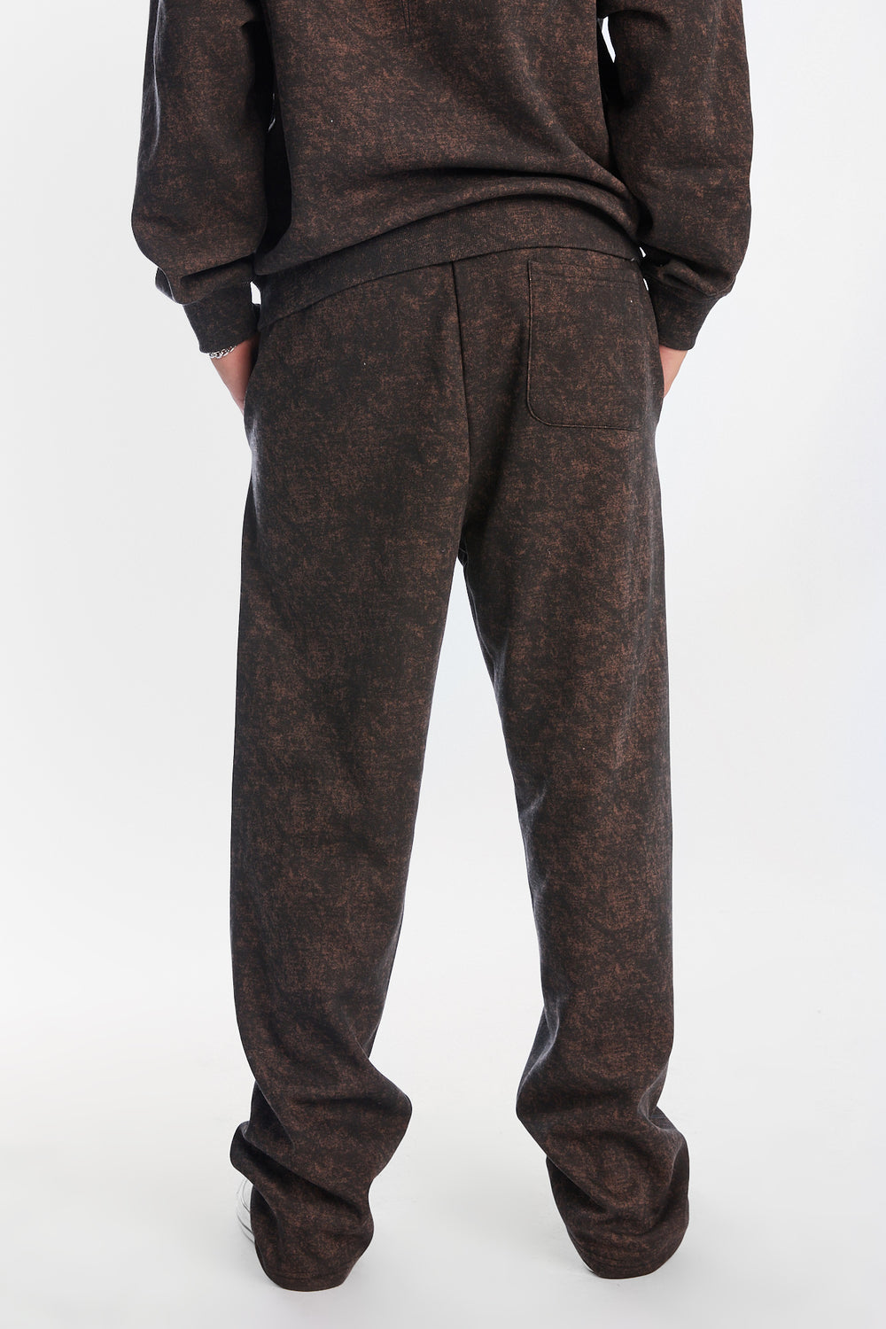 Pantalon en molleton ample délavé Arsenic Pantalon en molleton ample délavé Arsenic