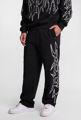 Pantalon en molleton ample à clous Arsenic