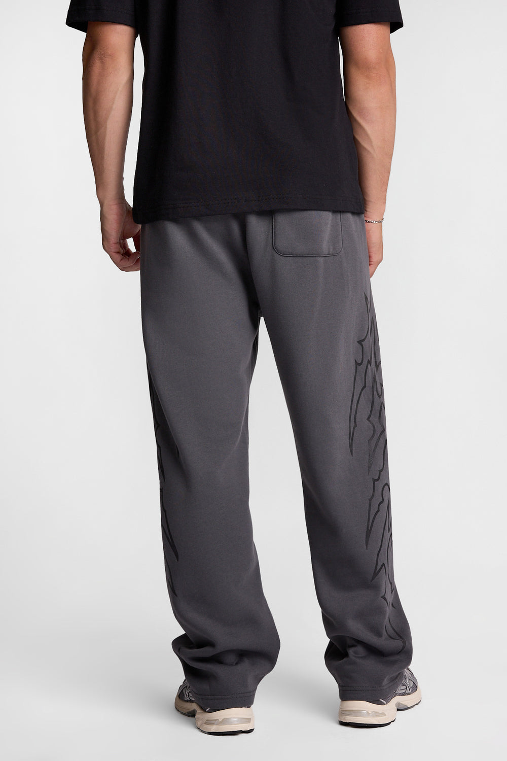 Pantalon en molleton ample à clous Arsenic Pantalon en molleton ample à clous Arsenic