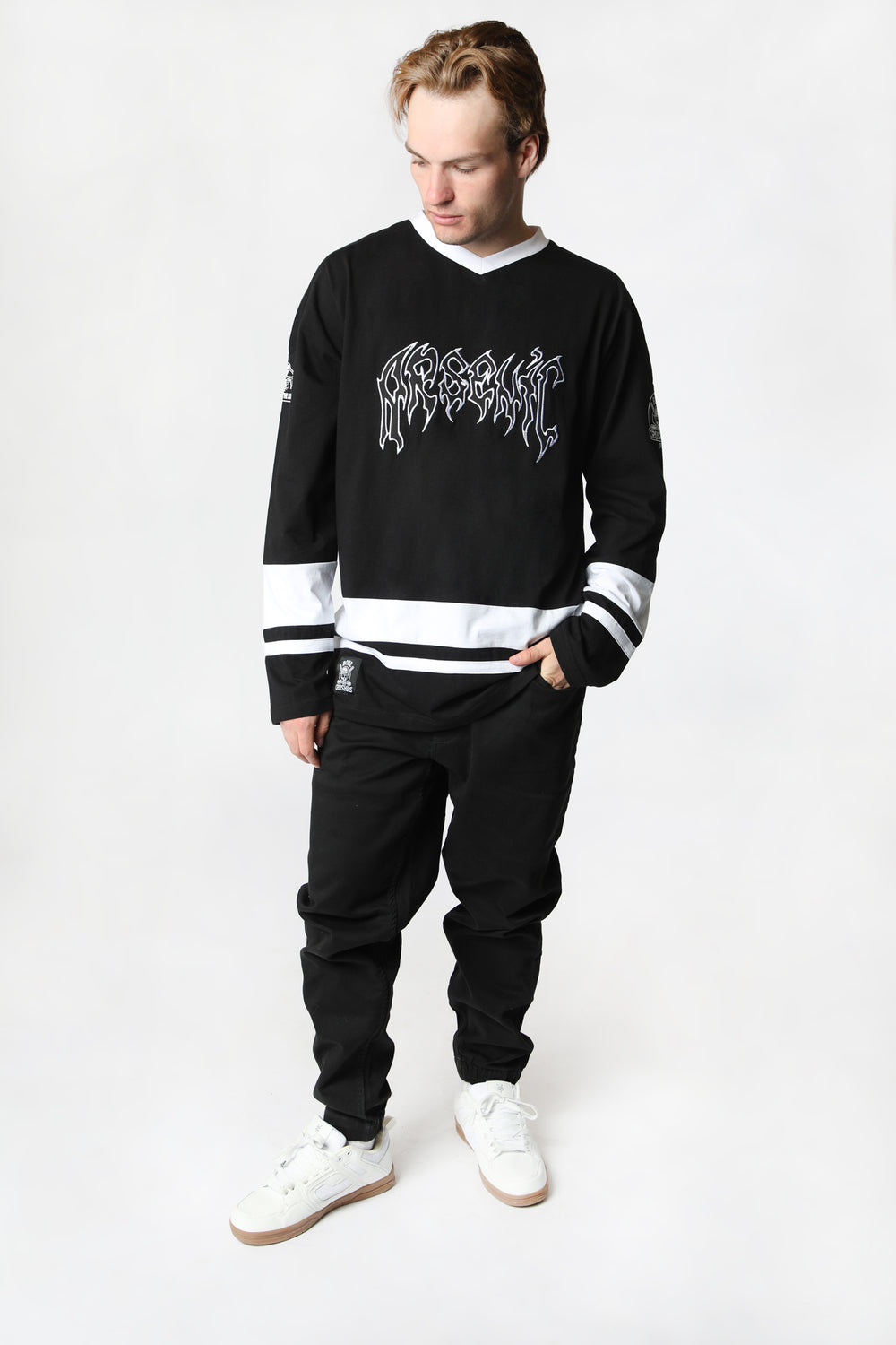 Maillot de Hockey Imprimé Arsenic Homme Noir