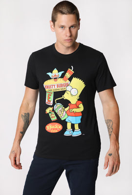 T-Shirt Imprimé Bart Simpson Squishee Homme