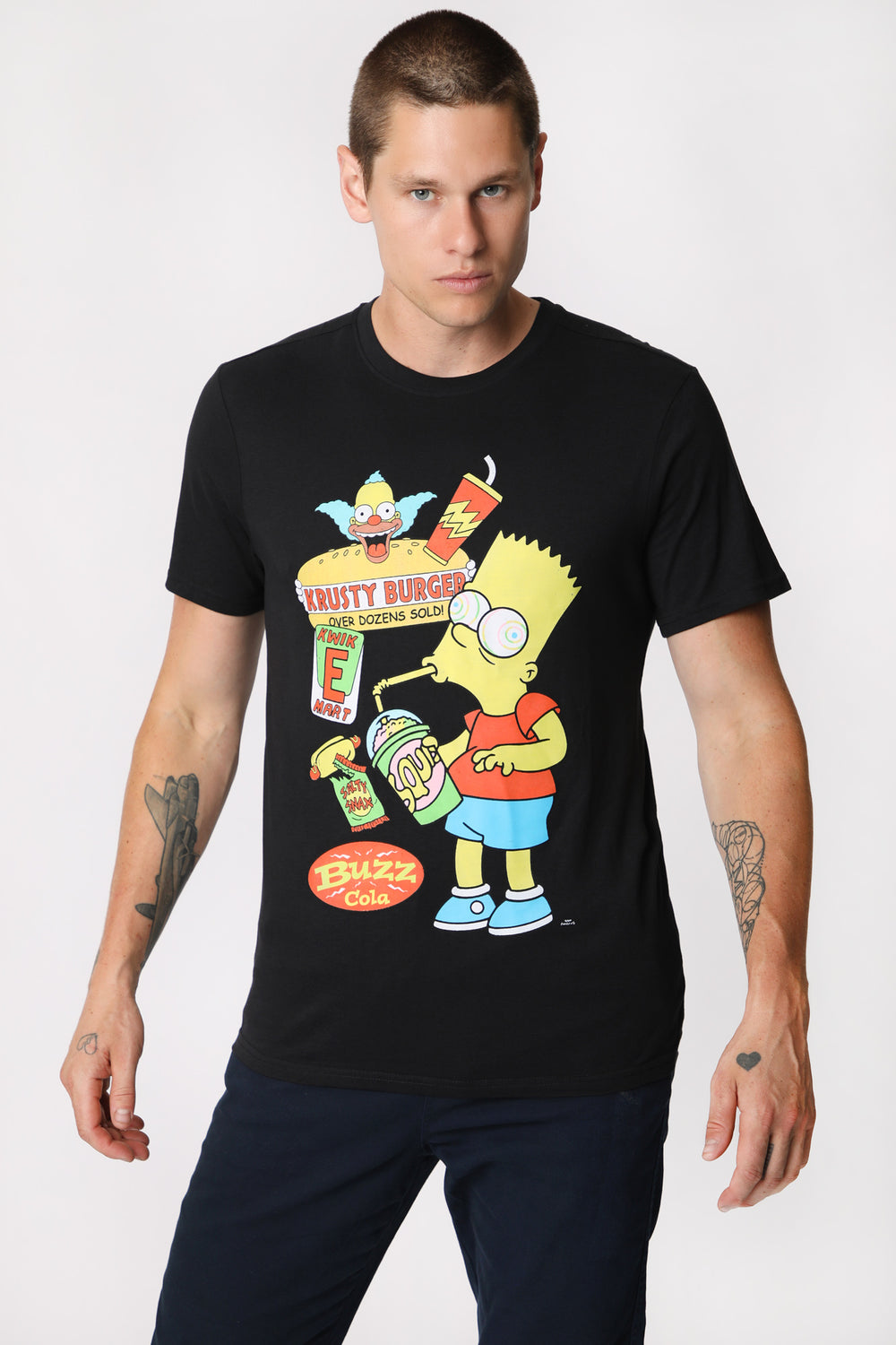 Mens Bart Simpson Squishee T-Shirt Mens Bart Simpson Squishee T-Shirt