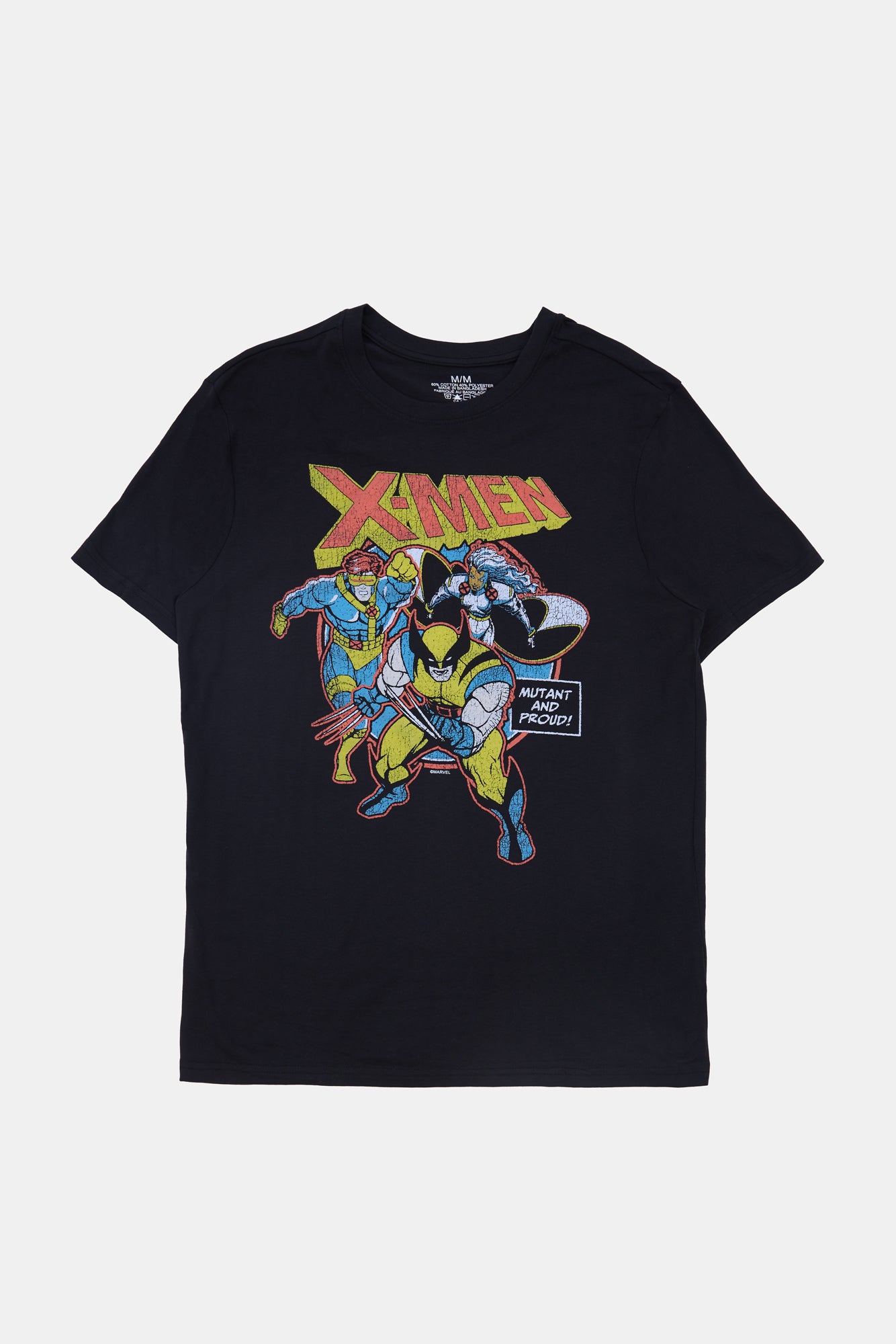 Mens X-Men Graphic T-Shirt - Black /