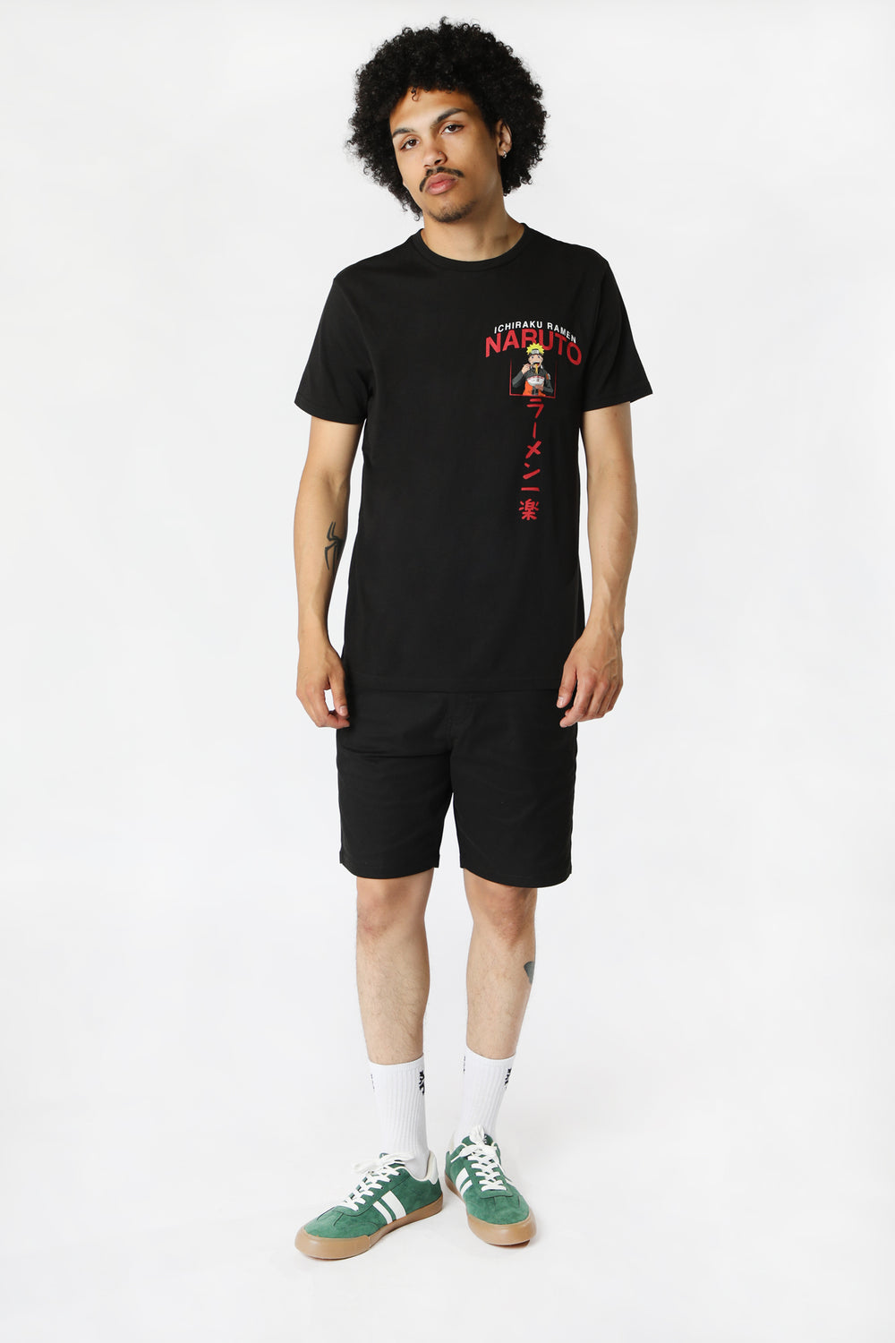 Mens Naruto Ichiraku Ramen T-Shirt Black