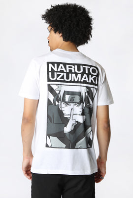 T-Shirt Imprimé Naruto Uzumaki Homme
