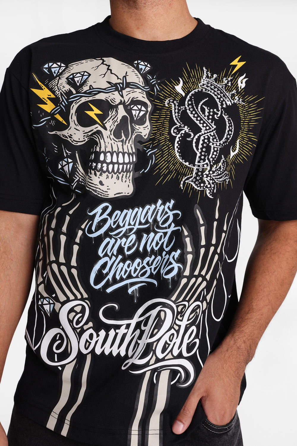 Southpole Beggars Are Not Choosers Graphic Tee Southpole Beggars Are Not Choosers Graphic Tee