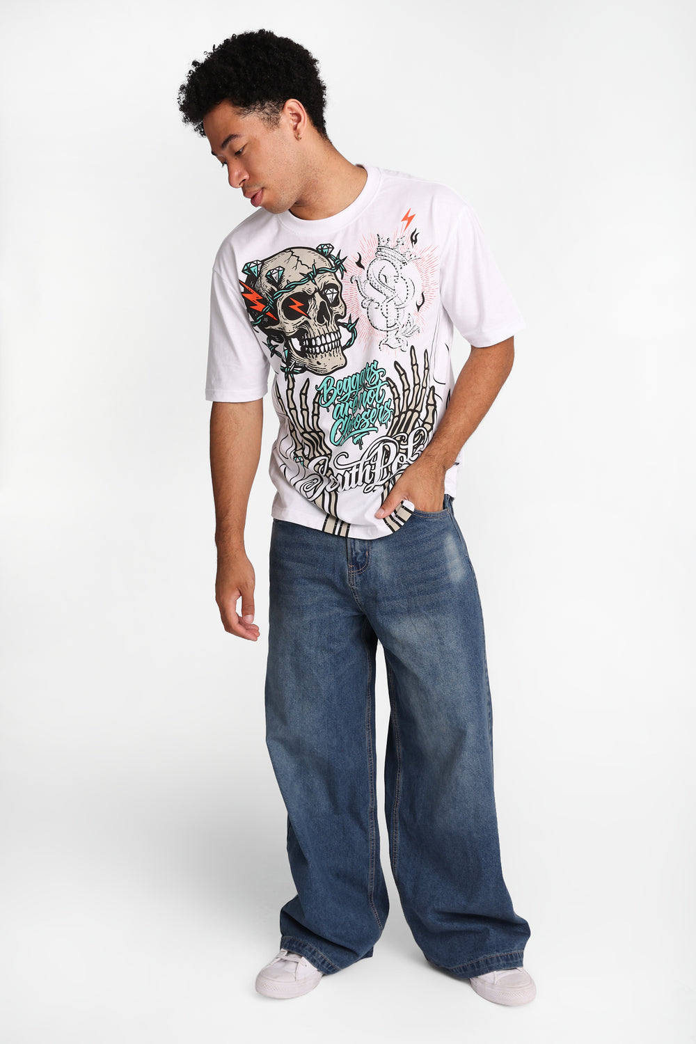 Southpole Beggars Are Not Choosers Graphic Tee Southpole Beggars Are Not Choosers Graphic Tee