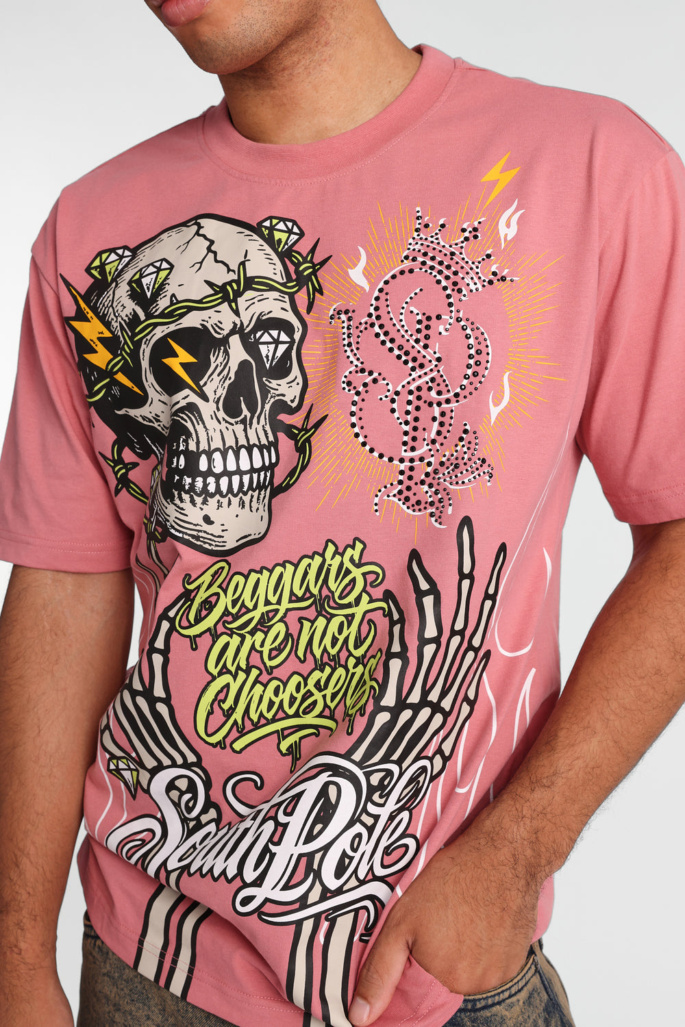 Southpole Beggars Are Not Choosers Graphic Tee Southpole Beggars Are Not Choosers Graphic Tee
