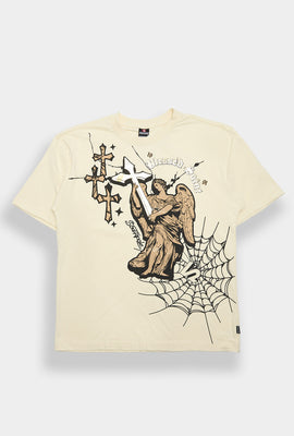 Southpole Blessed Saint Foil Graphic Tee