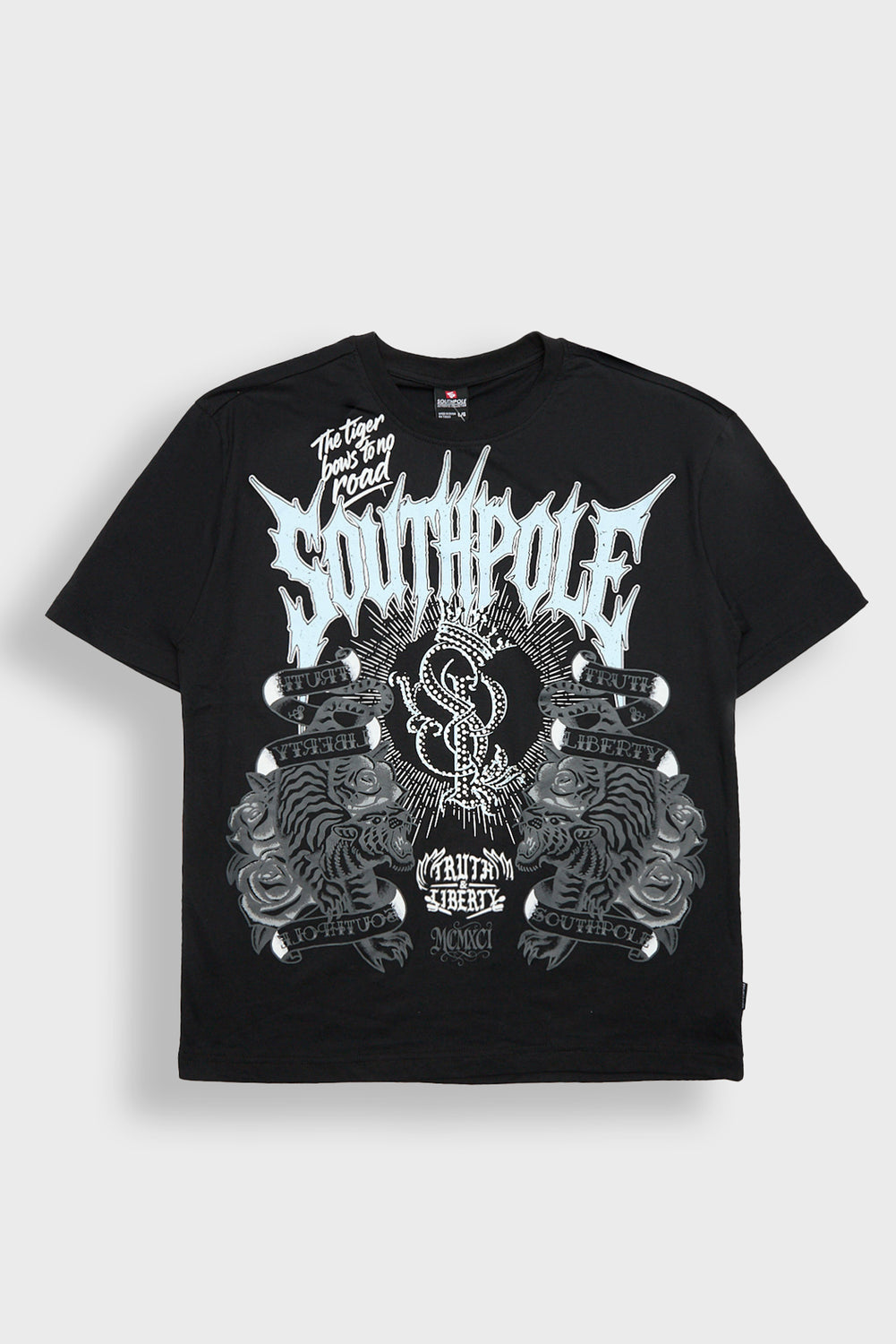Southpole Rhinestone Tiger Graphic Tee Southpole Rhinestone Tiger Graphic Tee
