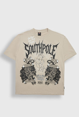 Southpole Rhinestone Tiger Graphic Tee