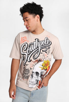 Southpole Faith Over Fear Skull Graphic Tee