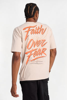 T-shirt brodé Southpole Faith Over Fear