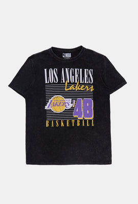 T-Shirt Imprimé Los Angeles Lakers Basketball Homme