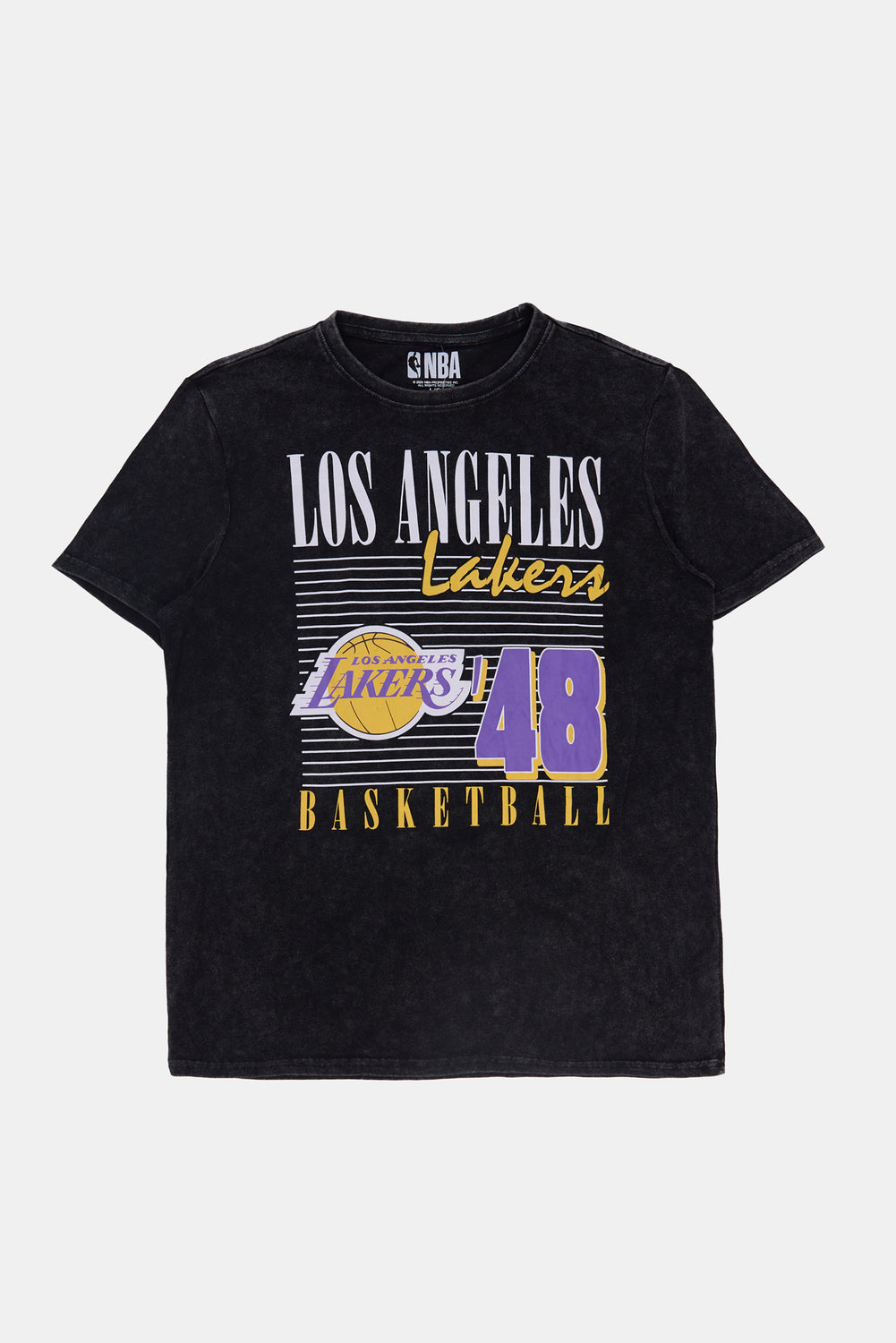 T-Shirt Imprimé Los Angeles Lakers Basketball Homme T-Shirt Imprimé Los Angeles Lakers Basketball Homme