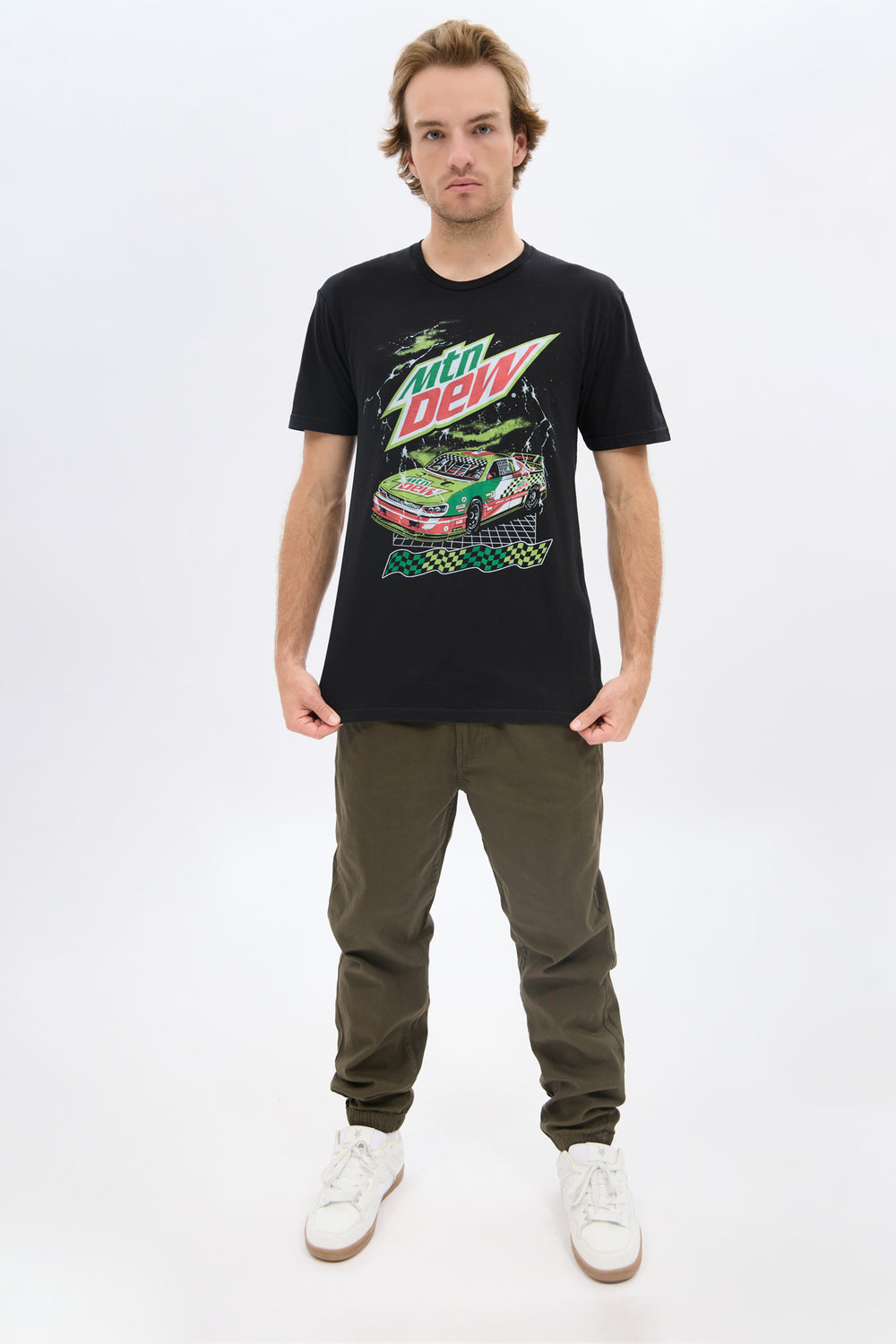 Mens Mtn Dew Race Car T-Shirt Mens Mtn Dew Race Car T-Shirt