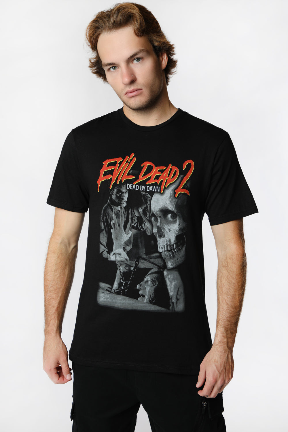 T-Shirt Imprimé Evil Dead 2 Homme Noir