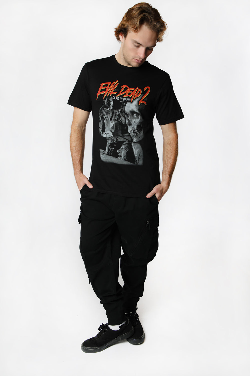 T-Shirt Imprimé Evil Dead 2 Homme Noir
