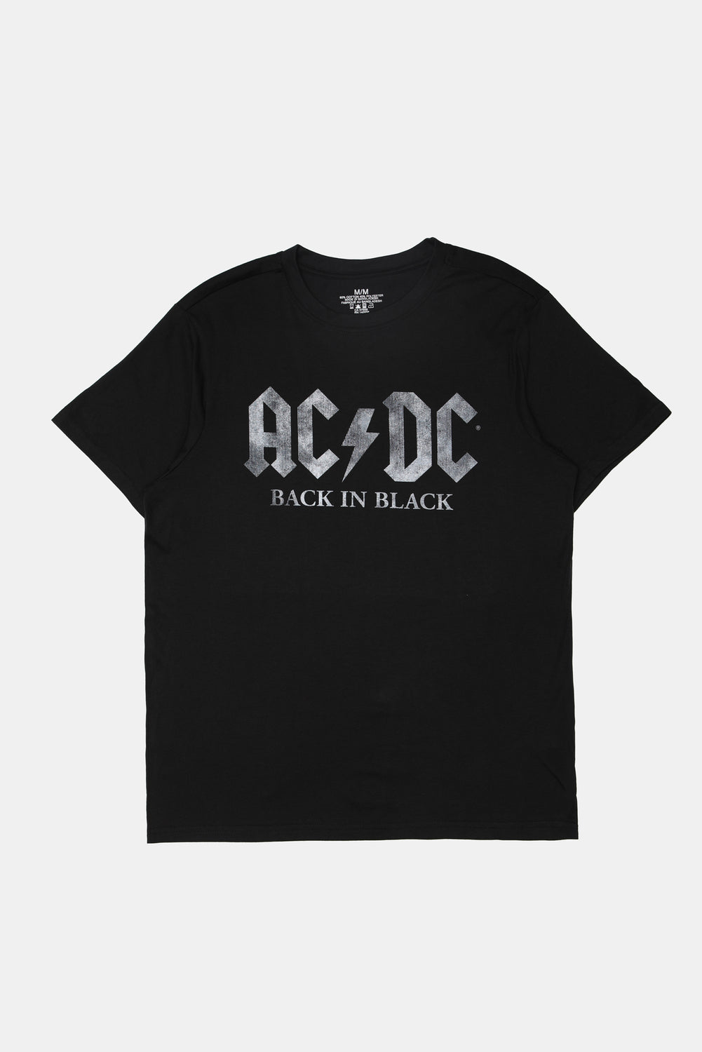 Mens AC/DC Back In Black T-Shirt Mens AC/DC Back In Black T-Shirt