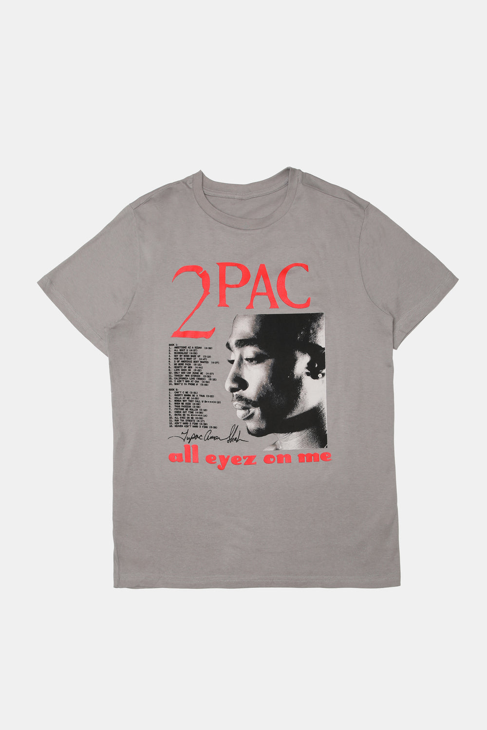 T-Shirt Imprimé Tupac Homme T-Shirt Imprimé Tupac Homme