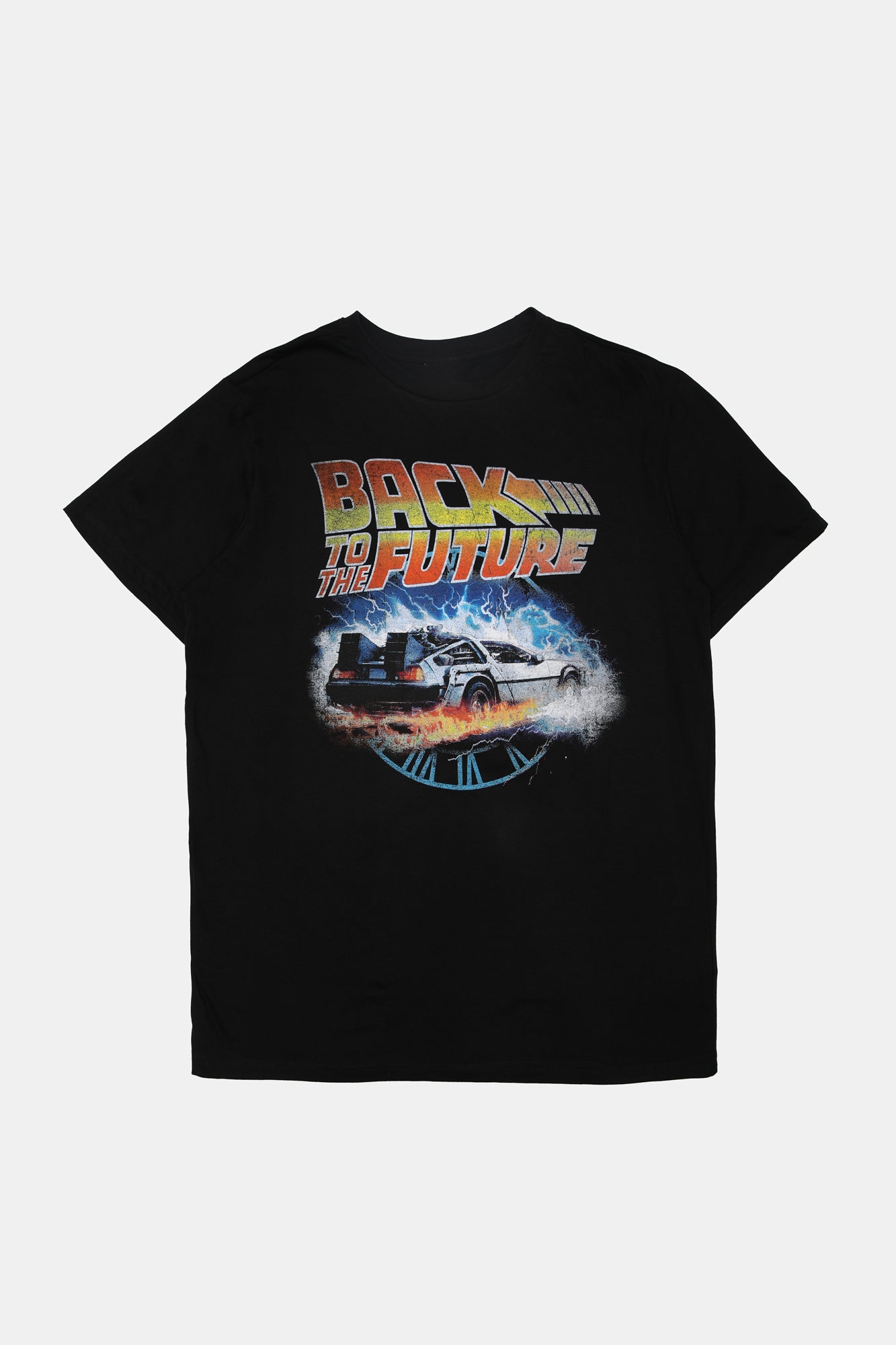 Mens Back To The Future T-Shirt - Black /