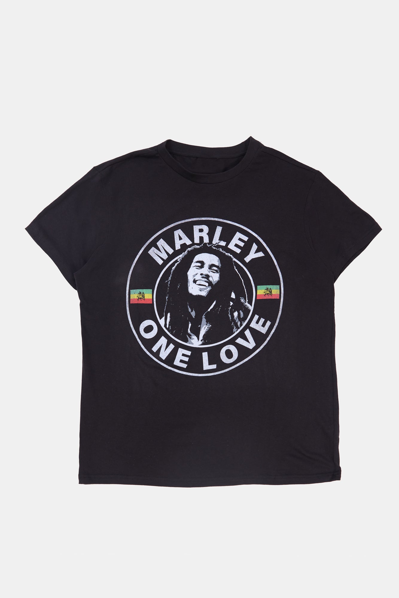 Mens Bob Marley One Love T-Shirt - Black /