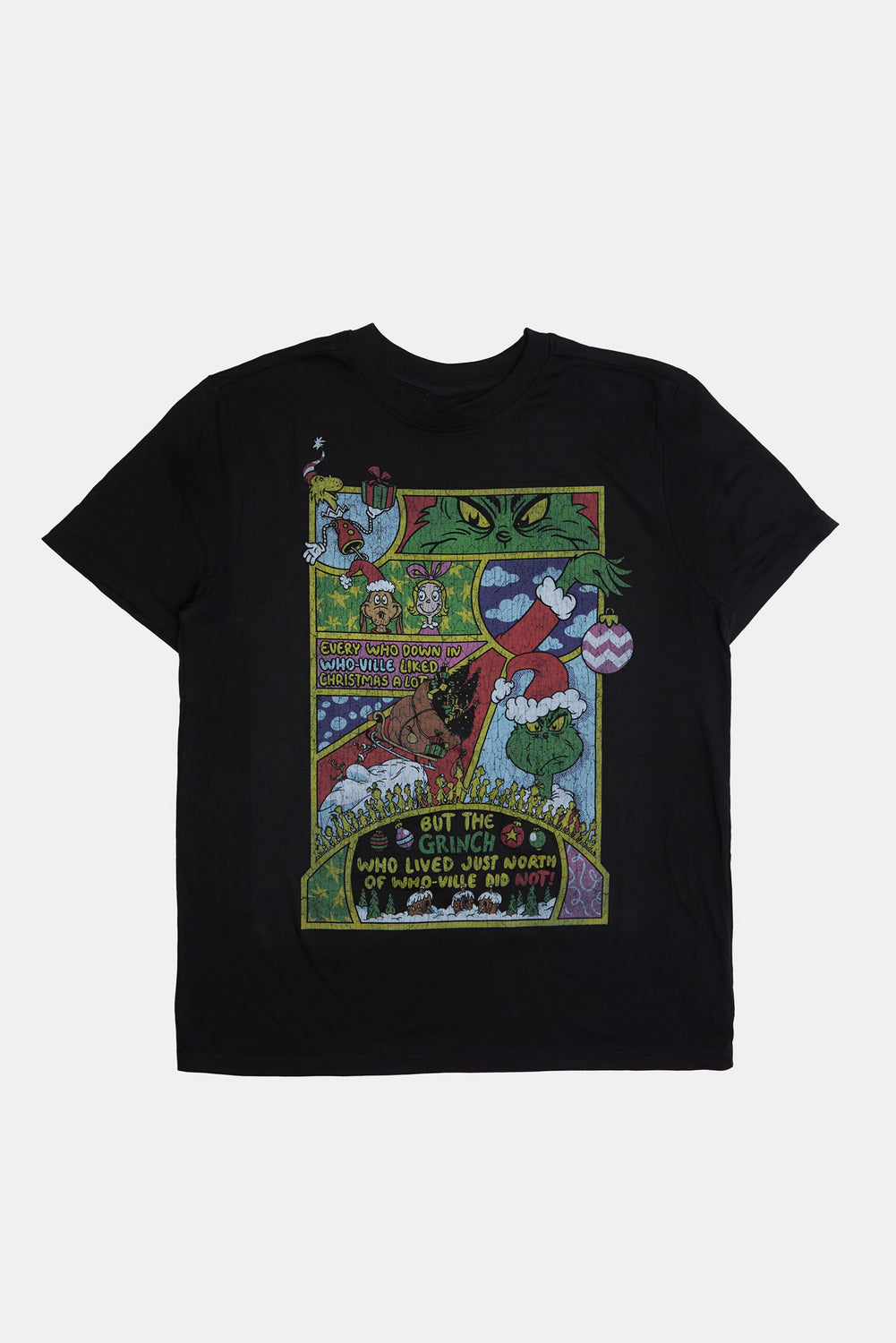 T-shirt imprimé bande dessinée The Grinch homme T-shirt imprimé bande dessinée The Grinch homme