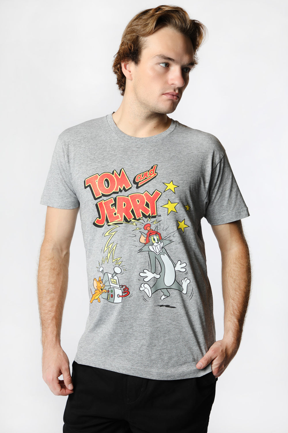 T-Shirt Imprimé Tom et Jerry Homme T-Shirt Imprimé Tom et Jerry Homme