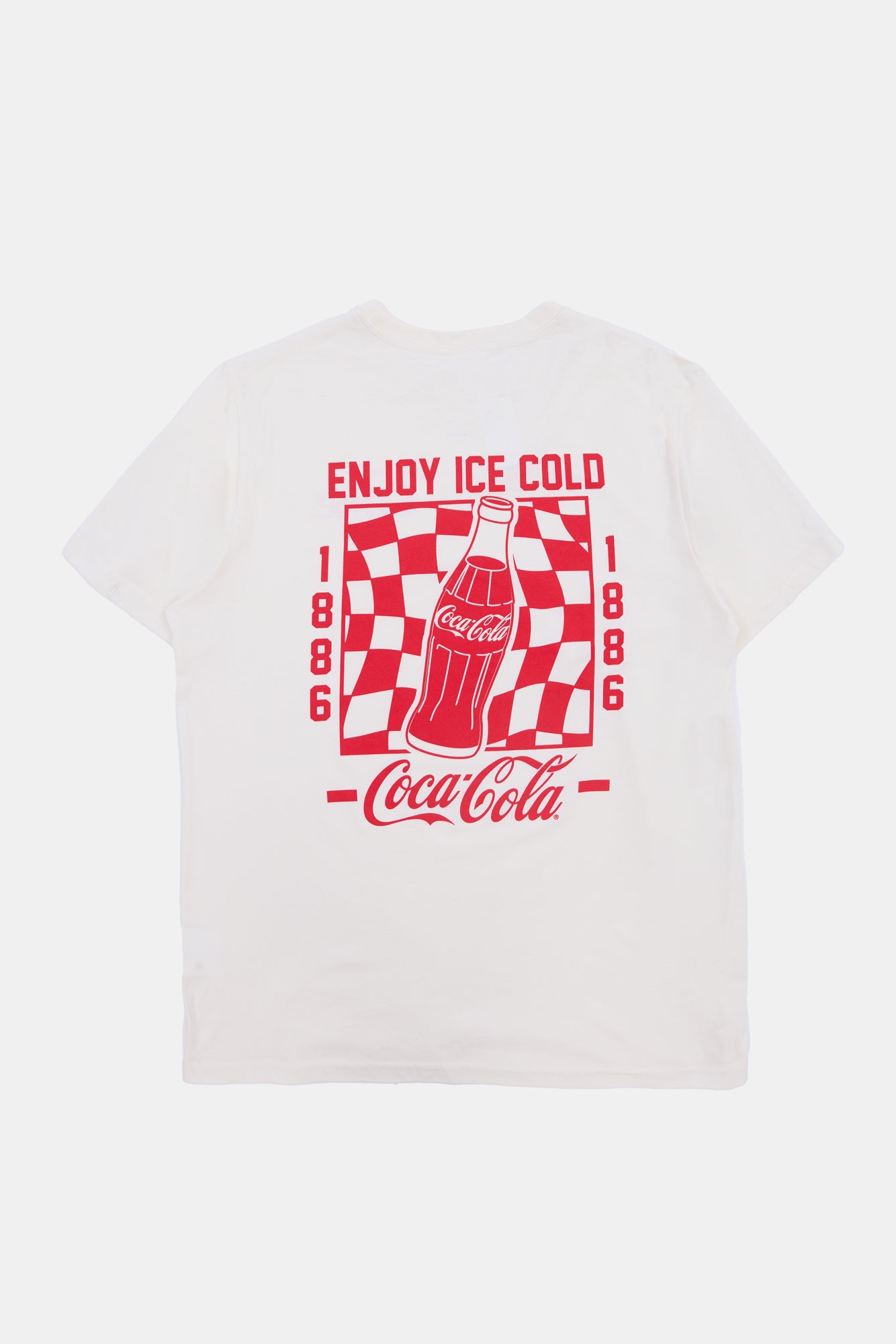 Mens Coca-Cola Graphic T-Shirt - Cream /