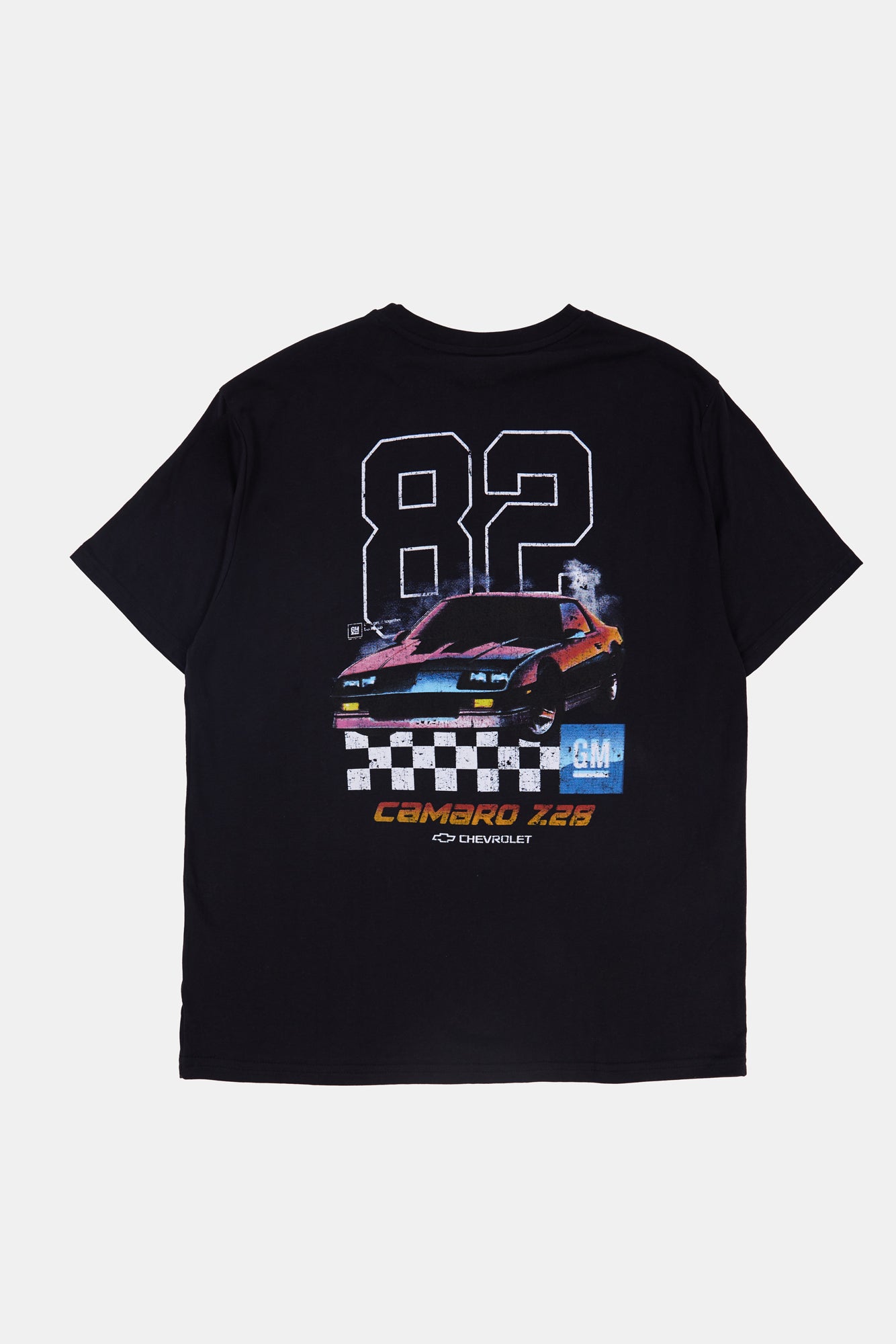 Mens Chevrolet Camaro Racing T-Shirt - Black /