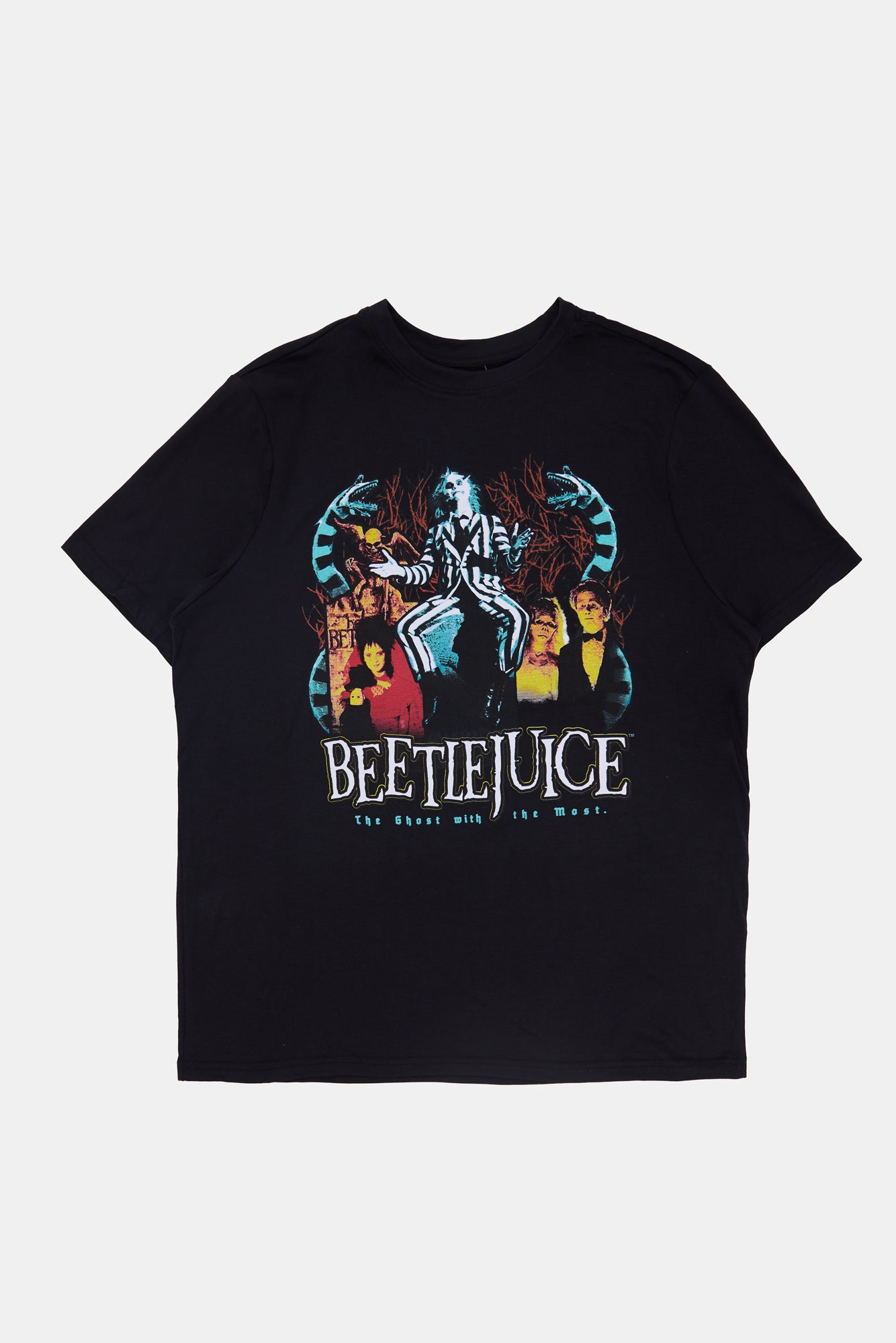 Mens Beetlejuice Graphic T-Shirt - Black /