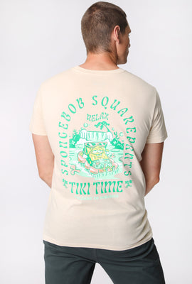 Mens SpongeBob SquarePants Tiki Time T-Shirt