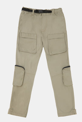 Mens Poplin Cargo Pants