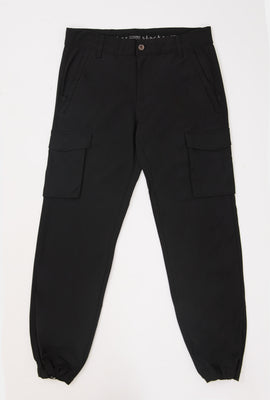 Mens Slim Chino Cargo Pants