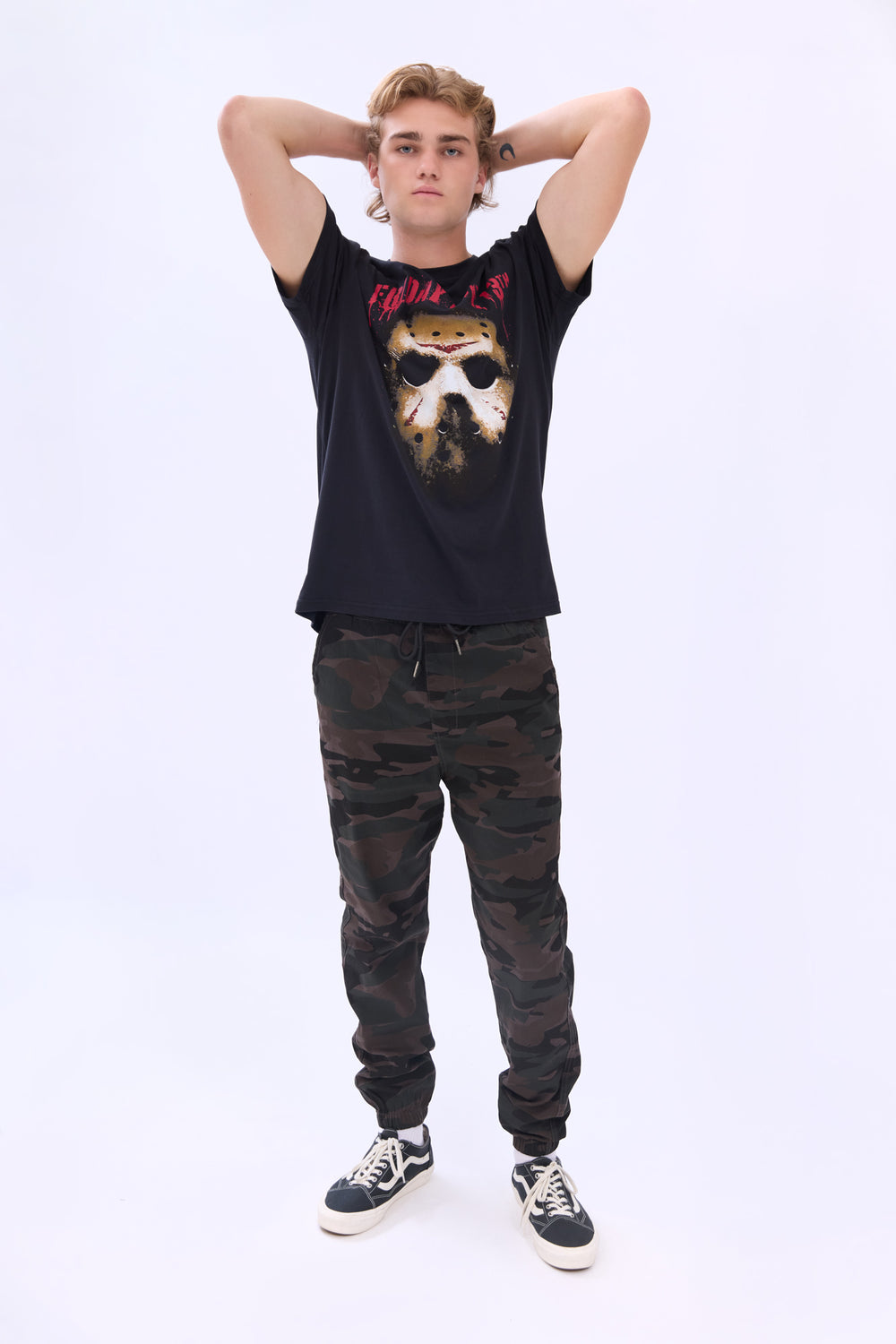 Jogger Coupe Slim Camo Arsenic Homme Jogger Coupe Slim Camo Arsenic Homme