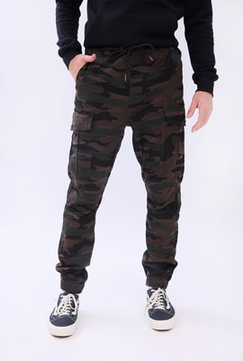 Arsenic Mens Camo Cargo Jogger