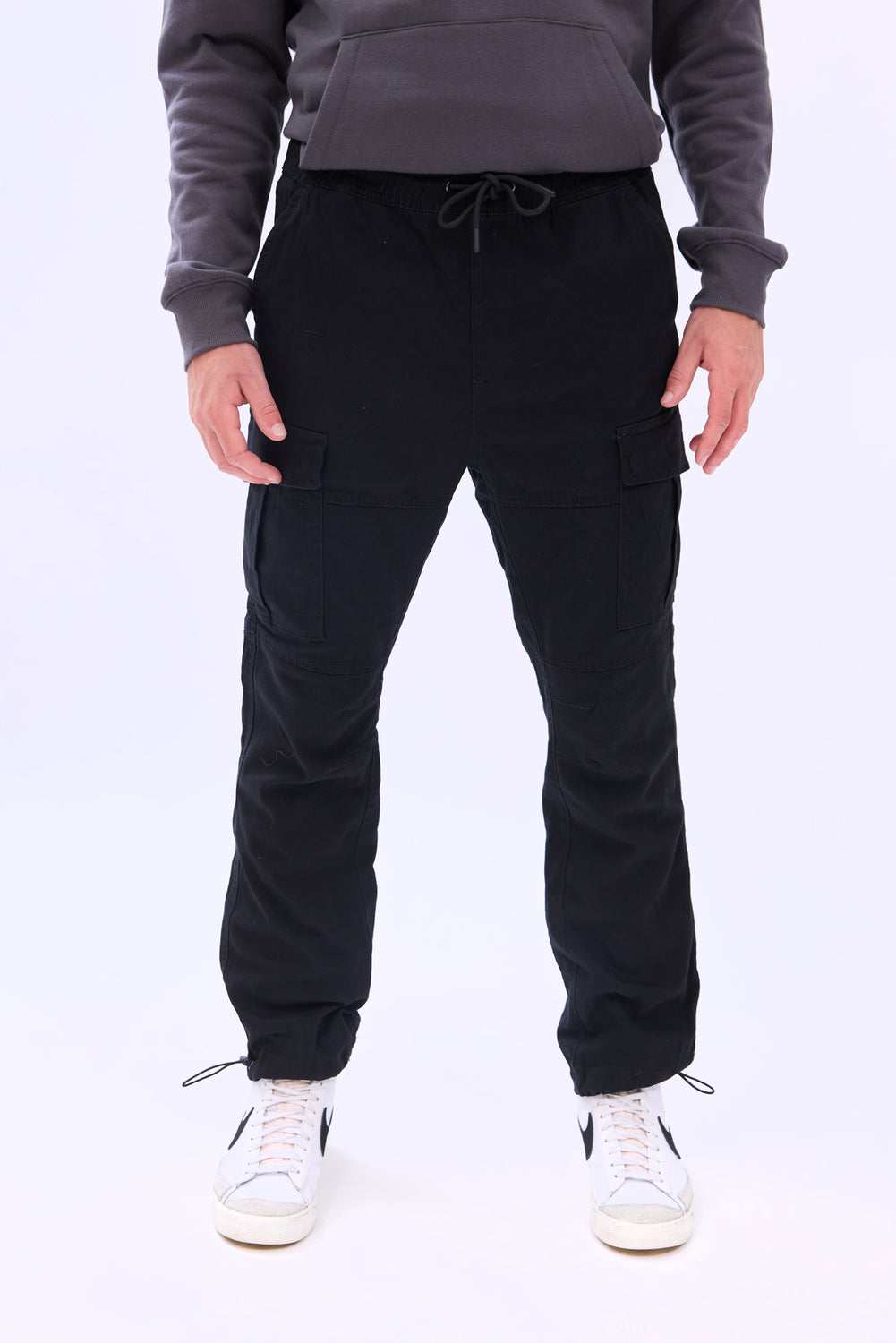 Pantalon cargo en sergé Arsenic homme Pantalon cargo en sergé Arsenic homme