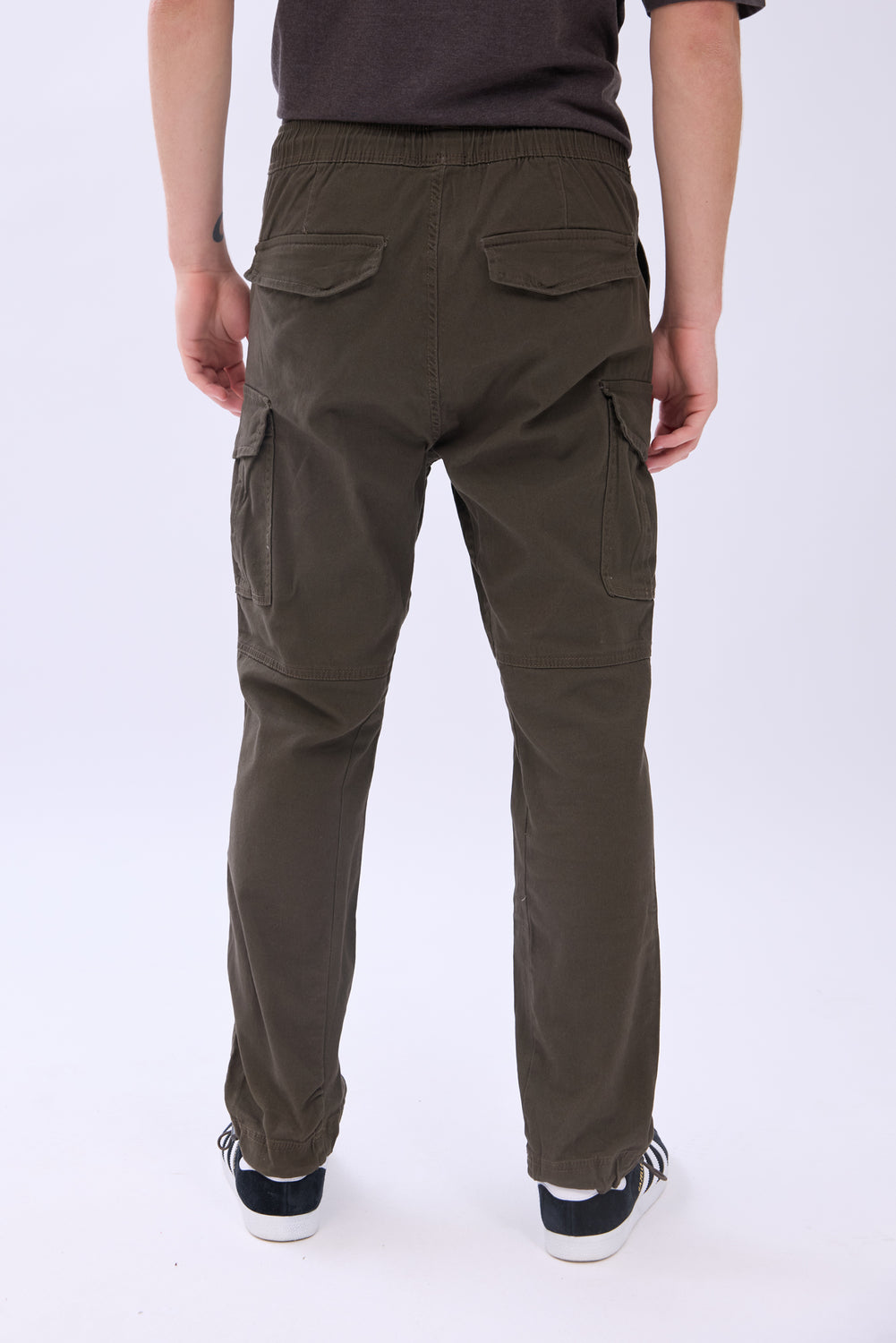 Pantalon cargo en sergé Arsenic homme Pantalon cargo en sergé Arsenic homme